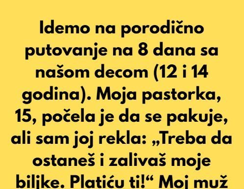 „Isključila sam svoju pastorku sa porodičnog putovanja“ „Isključila sam svoju pastorku sa porodičnog putovanja“ - featured image