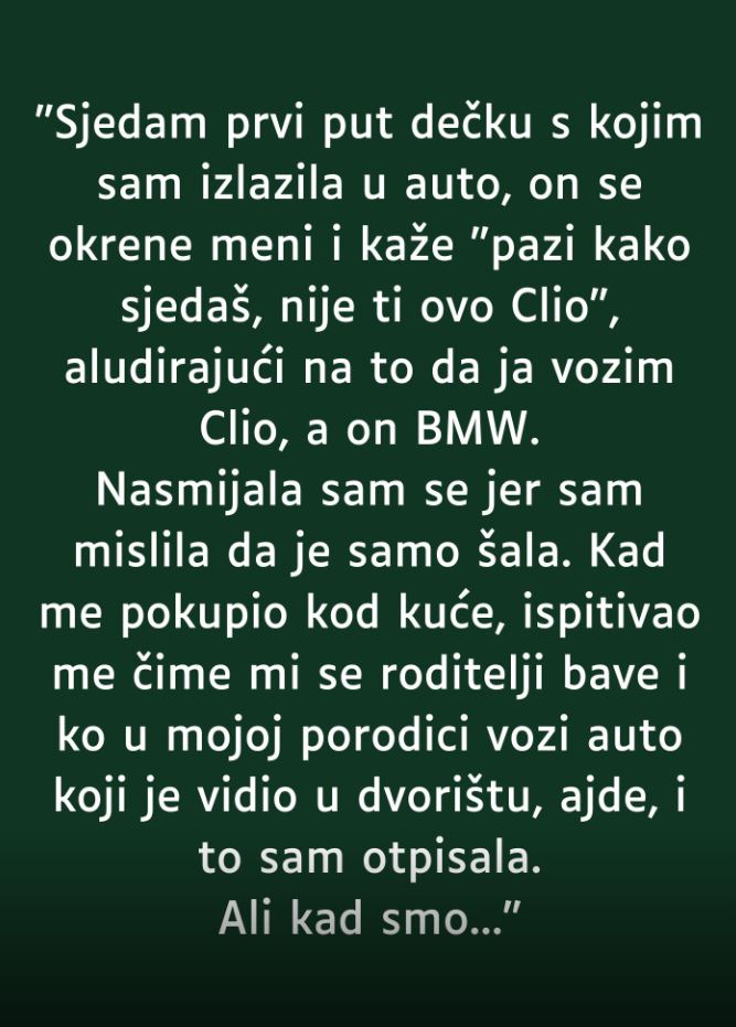 ULAZIM PRVI PUT U AUT0 K0D DEČKA SA K0JIM IZLAZIM.. - featured image