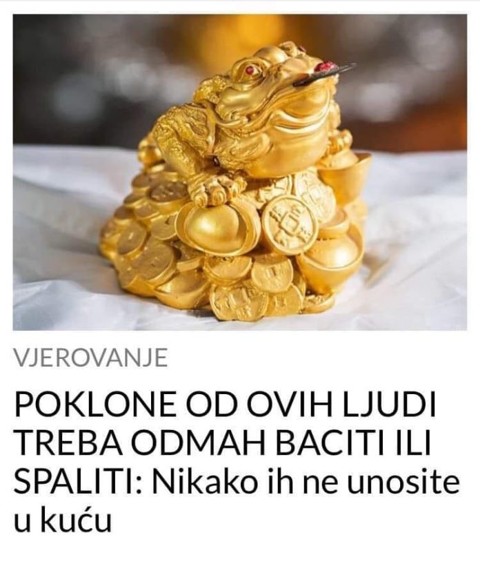 POKLONE OD OVIH LJUDI TREBA ODMAH BACITI ILI SPALITI: Nikako ih ne unosite u kuću - featured image