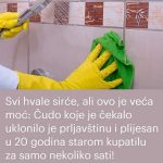 Svi hvale sirće, ali ovo je veća moć: Čudo koje je čekalo uklonilo je prljavštinu i plijesan u 20 godina starom kupatilu za samo nekoliko sati Svi hvale sirće, ali ovo je veća moć: Čudo koje je čekalo uklonilo je prljavštinu i plijesan u 20 godina starom kupatilu za samo nekoliko sati - featured image