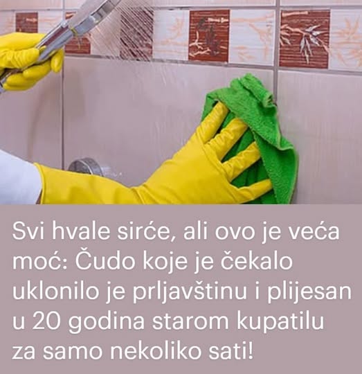 Svi hvale sirće, ali ovo je veća moć: Čudo koje je čekalo uklonilo je prljavštinu i plijesan u 20 godina starom kupatilu za samo nekoliko sati - featured image Svi hvale sirće, ali ovo je veća moć: Čudo koje je čekalo uklonilo je prljavštinu i plijesan u 20 godina starom kupatilu za samo nekoliko sati - featured image