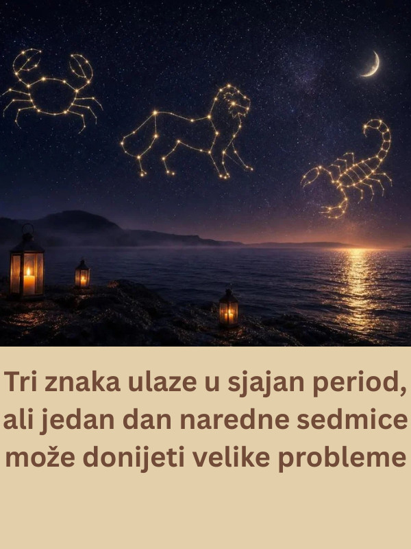 Tri znaka ulaze u sjajan period, ali jedan dan naredne sedmice može donijeti velike probleme - content image